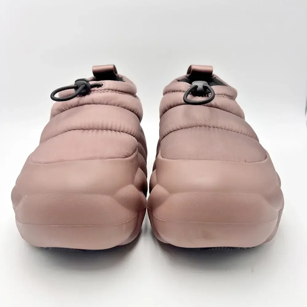 Crocs Womens Overpuff Shorty Booties Size 9 EU 39.5 Truffle Mauve NIB